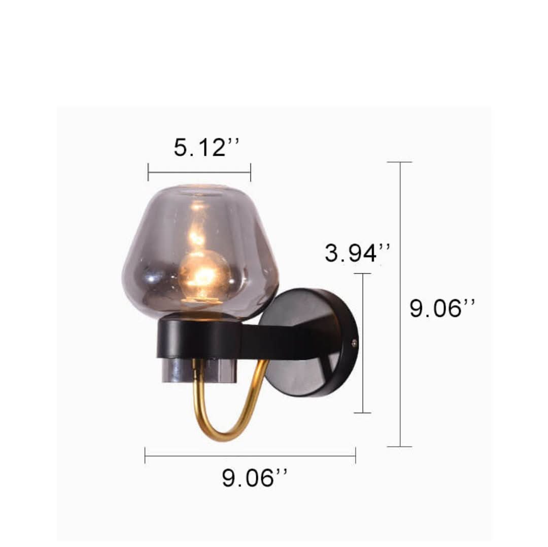 GlassDelight - Stylish Cup-Shaped Wall Lamp