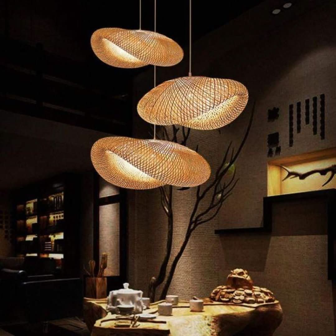 Muto - bamboe led-hanglamp
