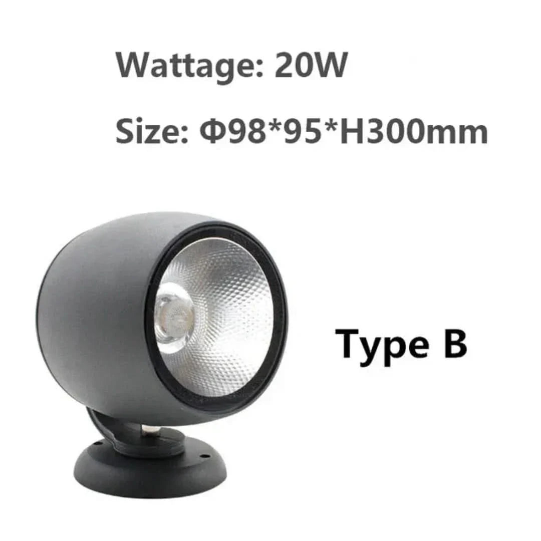 GreenGlow - Lampada LED da giardino