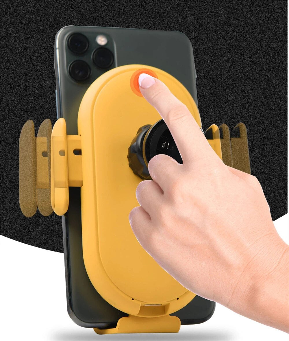 GripCharge Pro - Supporto per telefono a bloccaggio automatico