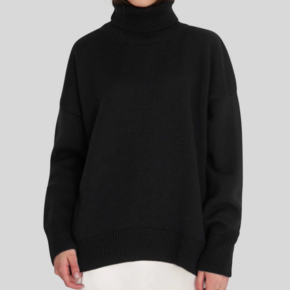 Modern roll neck jumpers for women