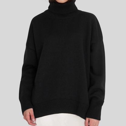 Modern roll neck jumpers for women