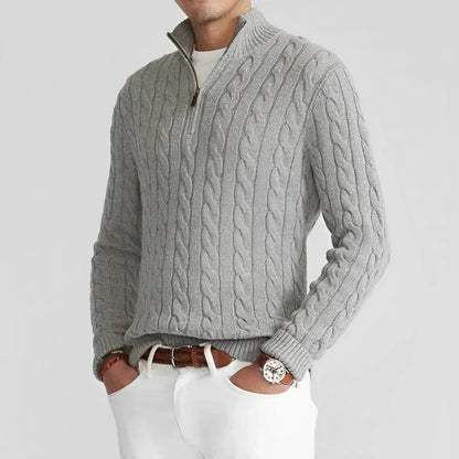 Stijlvolle sweater met rits voor heren - Anthony