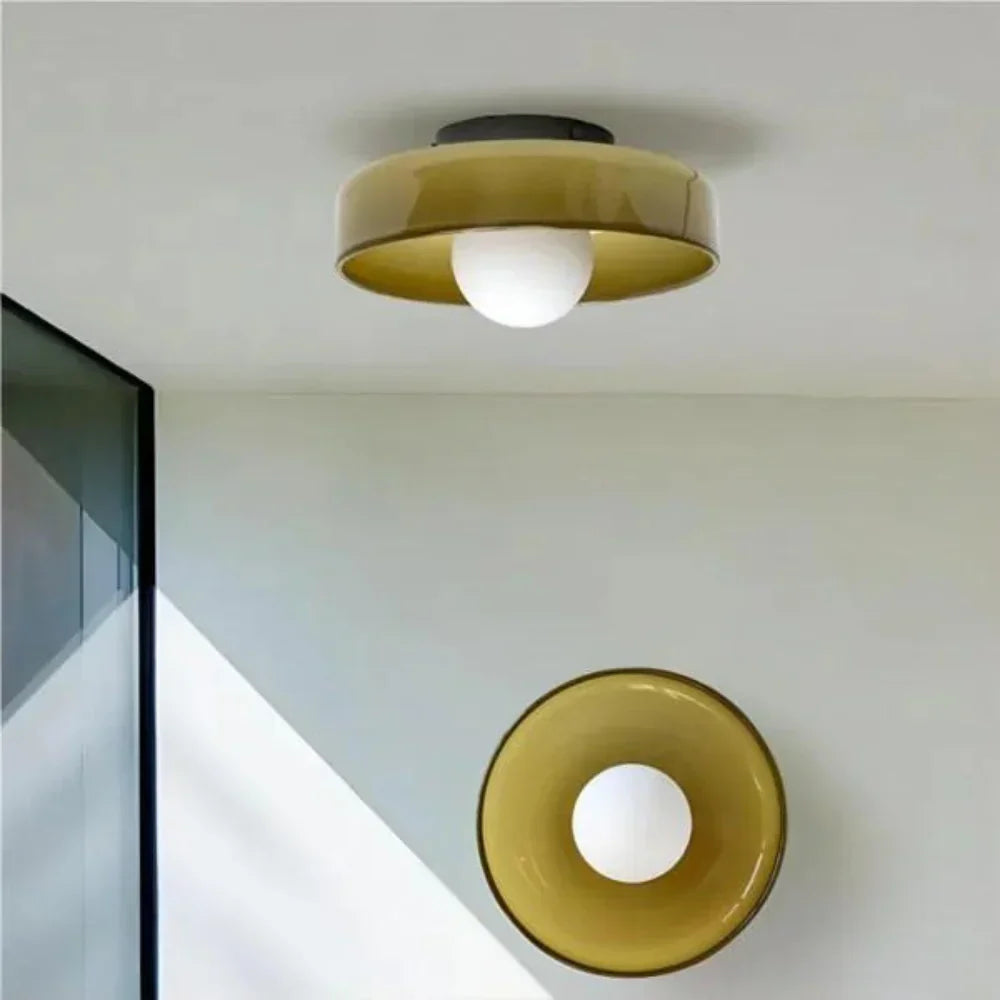Olive Disc Wall Lamp – Modern and Elegant Design