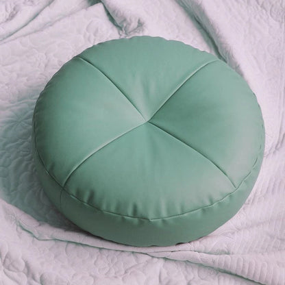 Nappa Leather Cushion in Japanese Style with Minimalist Design