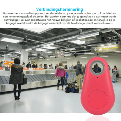 Smart Tag Bluetooth Tracker - Key and Bag Finder + Alarm