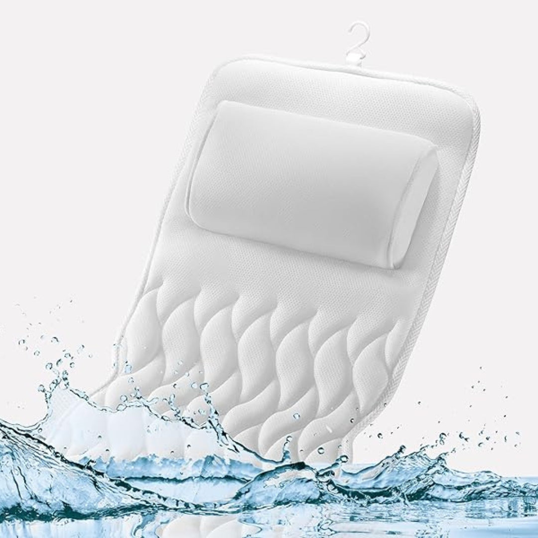 Full Body Bath Pillow with Breathable Mesh and Ergonomic Design