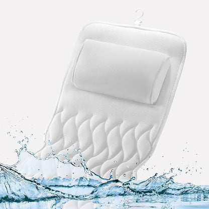 Full Body Bath Pillow with Breathable Mesh and Ergonomic Design