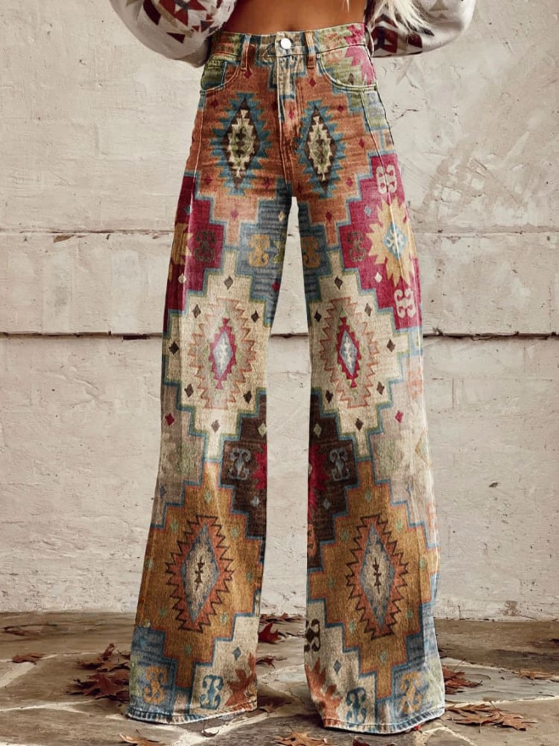 Pantaloni statement boho in denim – Per uno stile creativo e libero