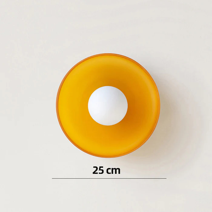 Plafón redondo moderno de cristal – Diseño elegante y atemporal