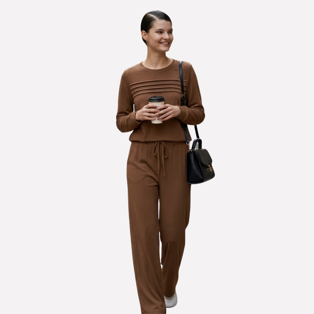 Trendy tweedelige loungeset voor dames – perfect om te ontspannen