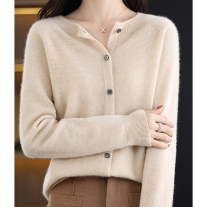 Merino Wool Cashmere Jumper - Marbel