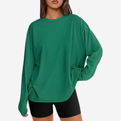 Women's Oversized Long Sleeve Shirt