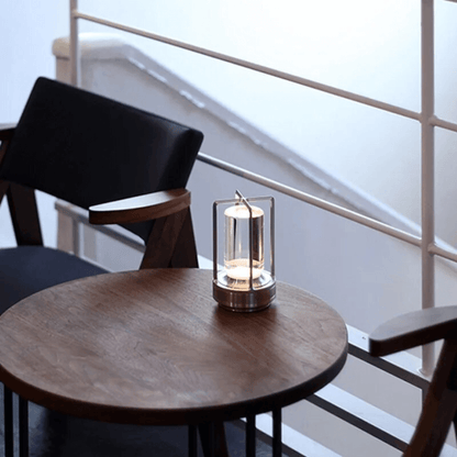 Crystal Lantern Table Lamp