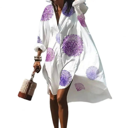 Sorelle – Loose-Fitting Summer Dress with Boho Print