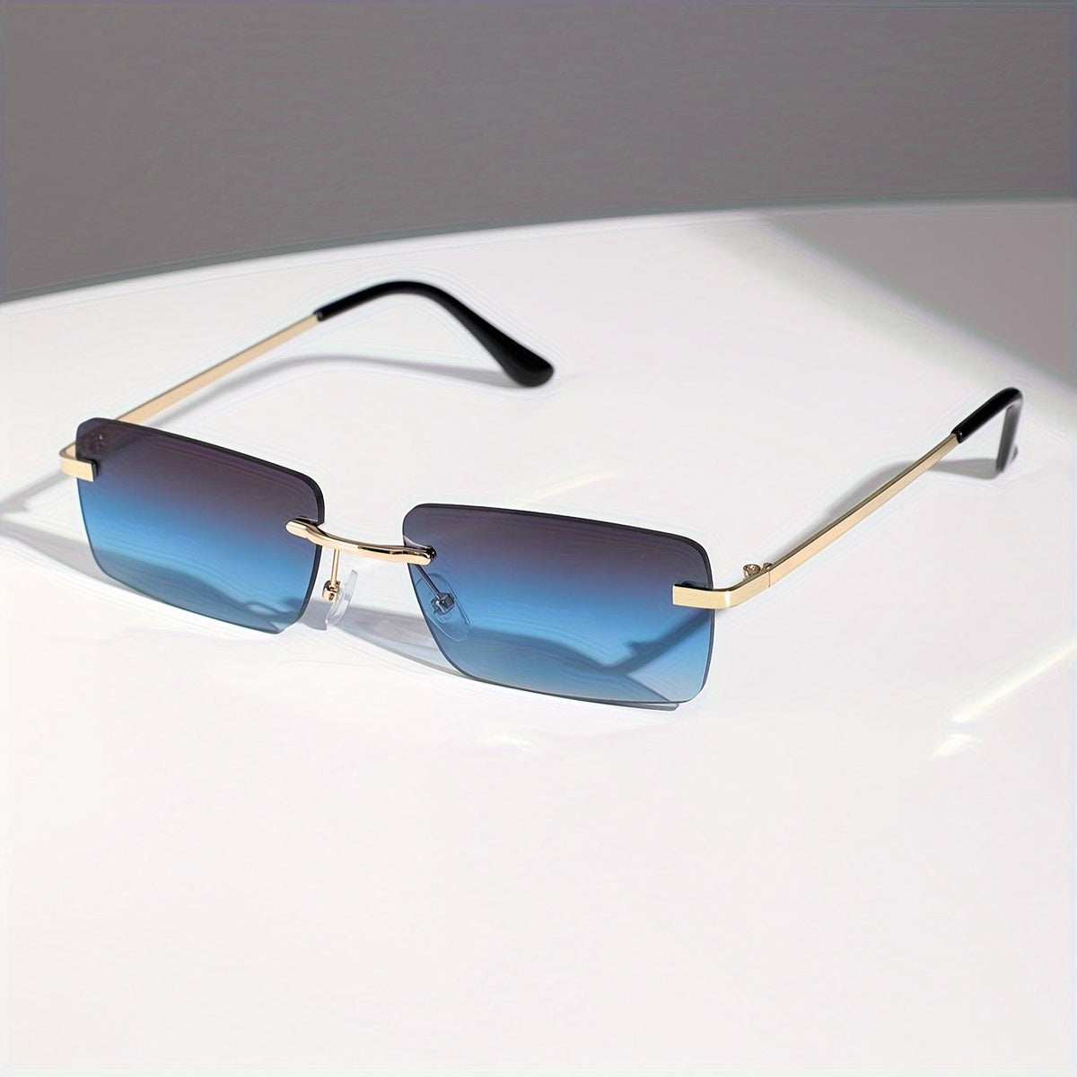 Stylish Frameless Sunglasses – Trendy and Comfortable for Men
