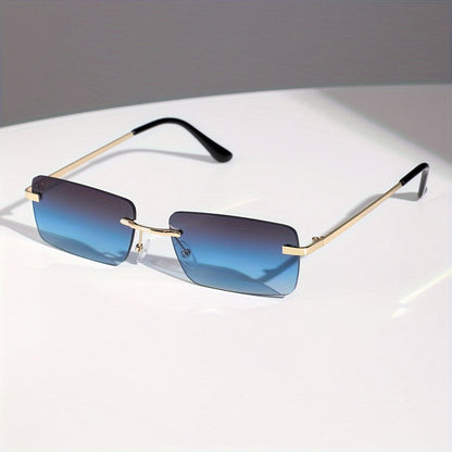 Stylish Frameless Sunglasses – Trendy and Comfortable for Men