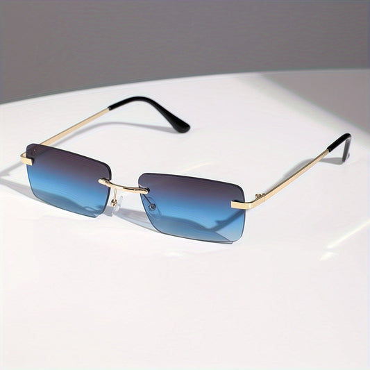 Gafas de sol elegantes sin montura – Modernas y cómodas para hombres