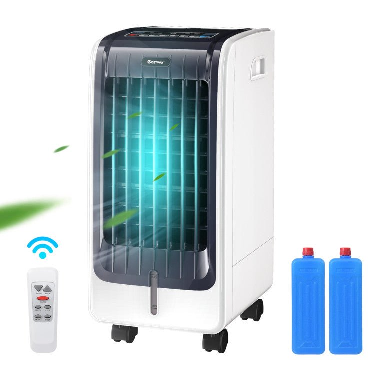 リモコン付きポータブル6L気化式冷風機