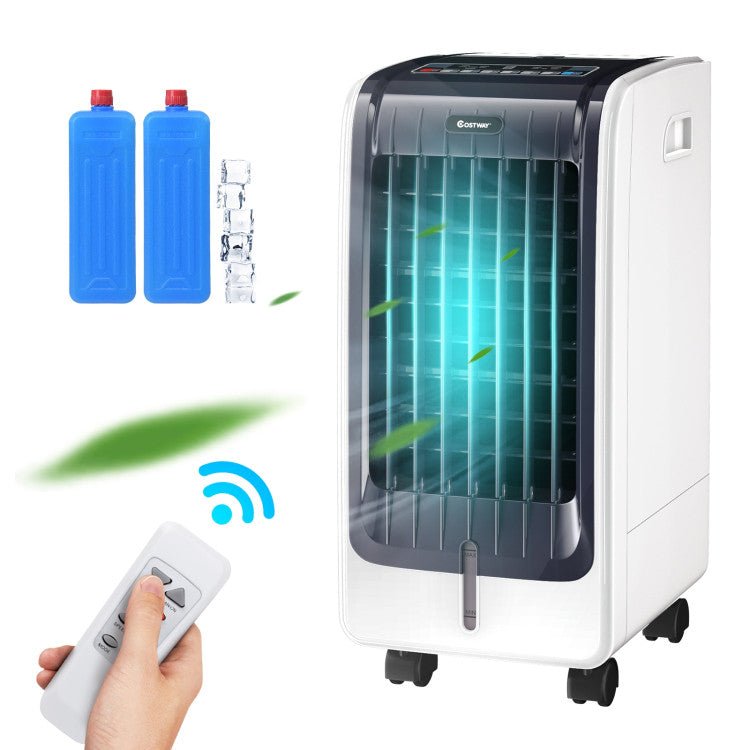 リモコン付きポータブル6L気化式冷風機