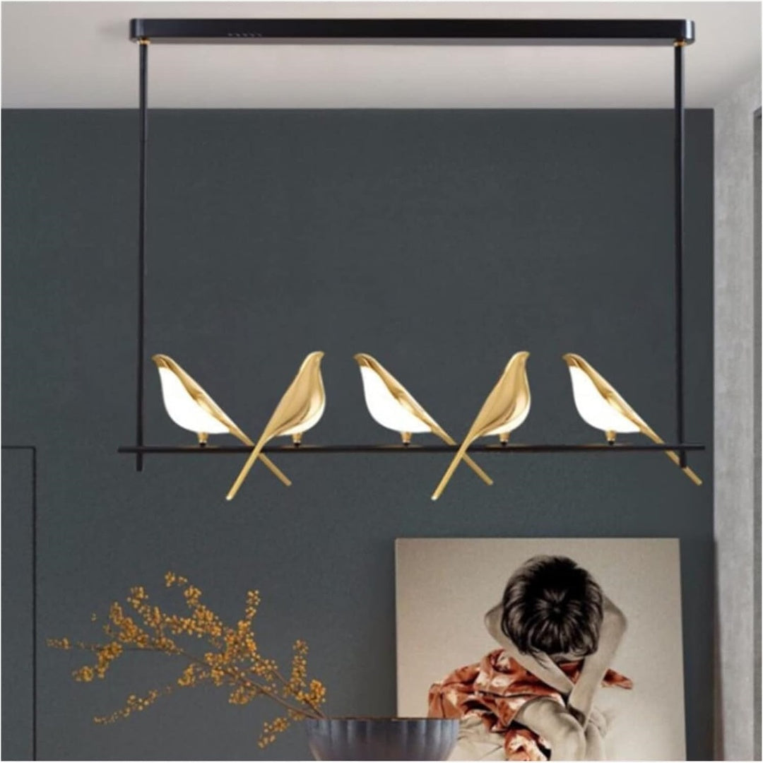 SkyLight-Pendelleuchte mit Vogelringen – Einzigartiges und fröhliches Design