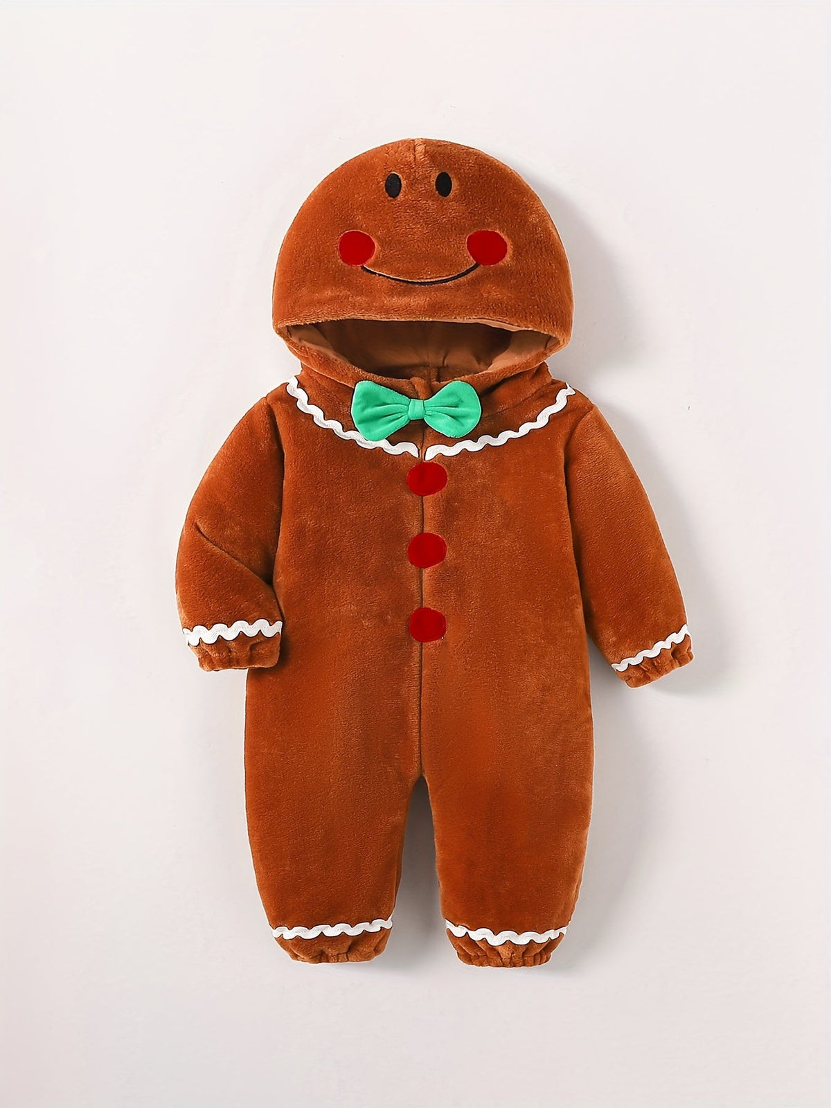 Gingerbread Man Baby Grow for Children - For Festive Coziness