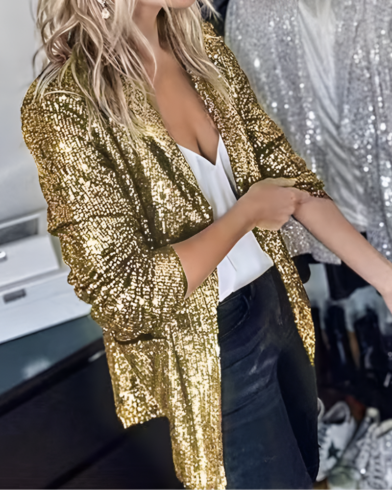 Mara - Glitter Jacket with Sequins for Women