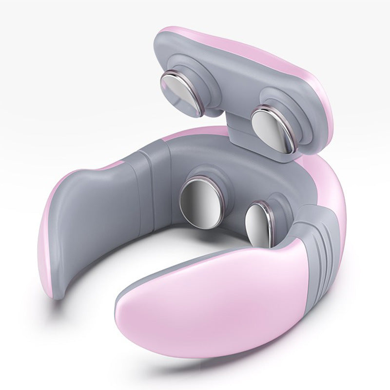 Slim Neck Massage Device with EMS, TENS, and Heat Therapy