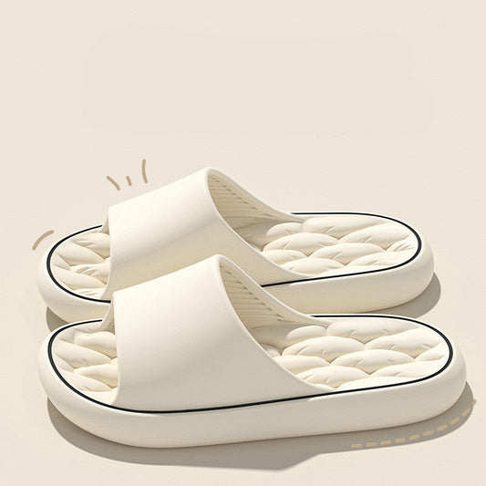 Zapatillas cómodas antideslizantes con suela gruesa