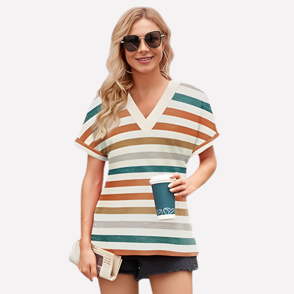Women's V-Neck Short Sleeve T-Shirt