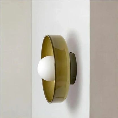 Olive Disc Wall Lamp – Modern and Elegant Design