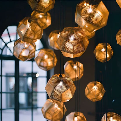 LichtDesign - Geometric Round Pendant Light