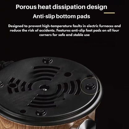 Mini-Elektrokochplatte mit Temperaturregelung für den kompakten Gebrauch
