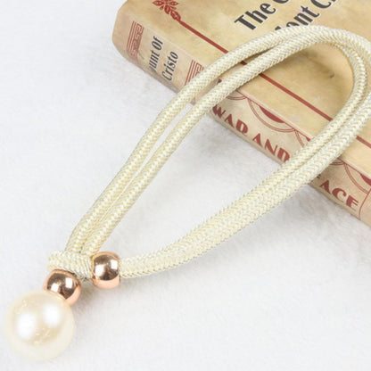 Shiny Elegant Set of 2 Pearl Curtain Tiebacks