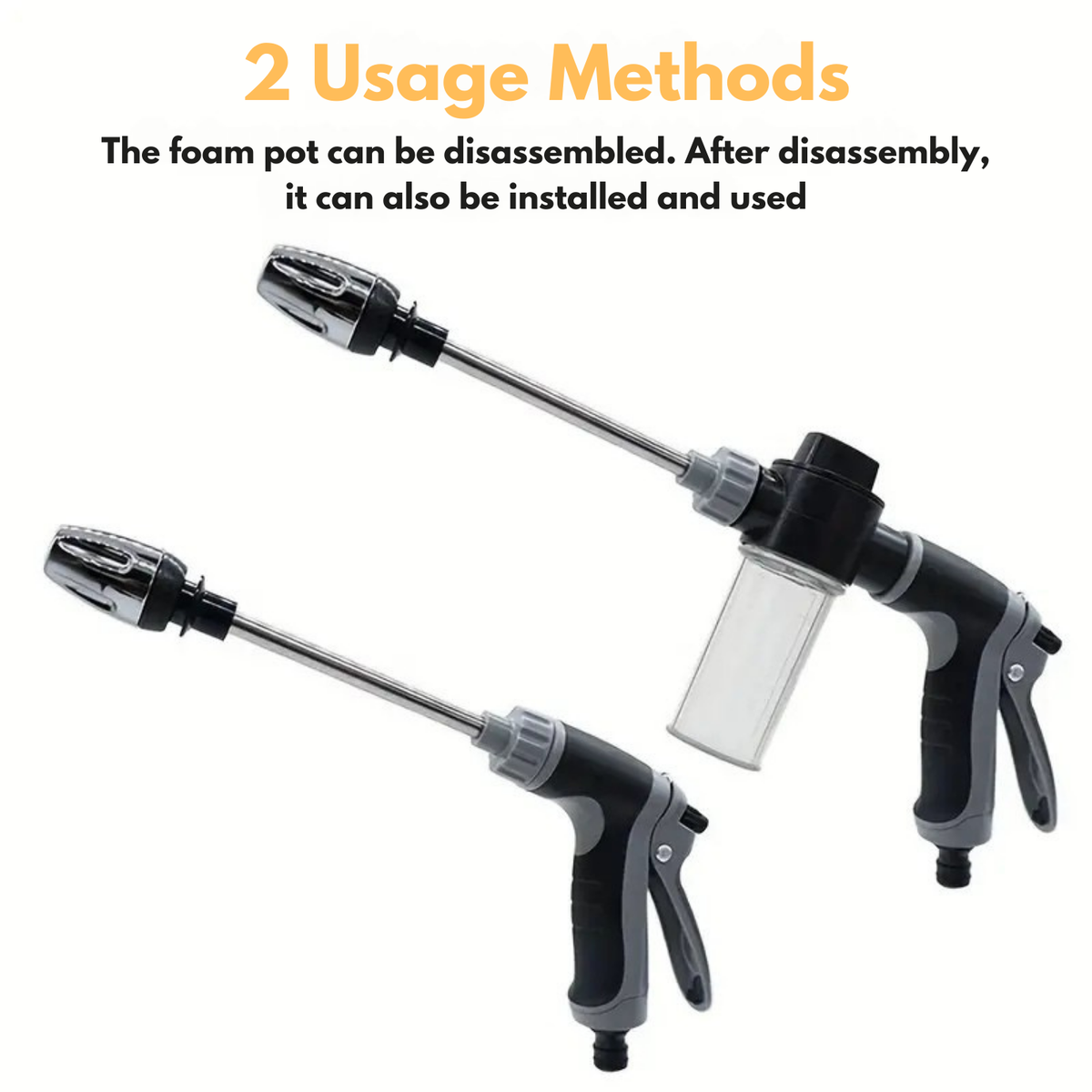 High-Pressure Sprayer for Car Cleaning, Garden Tidying and Patio Maintenance