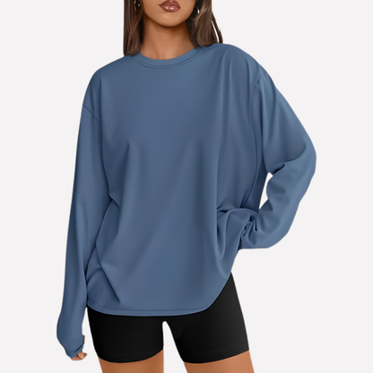 Women's Oversized Long Sleeve Shirt