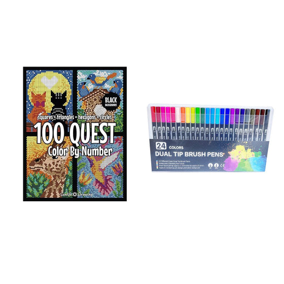 Colourful Creative Number Colouring Book - For Relaxation and Fun