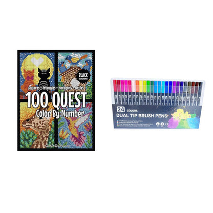 Colourful Creative Number Colouring Book - For Relaxation and Fun