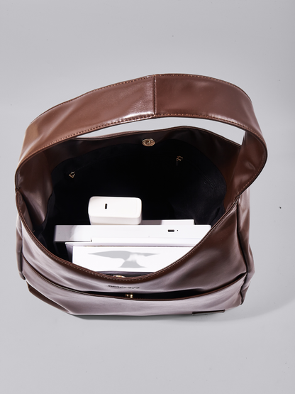 Minimalist Vegan Empty Hobo Shoulder Bag