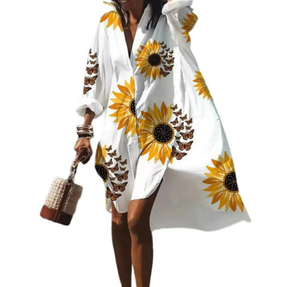 Sorelle – Loose-Fitting Summer Dress with Boho Print