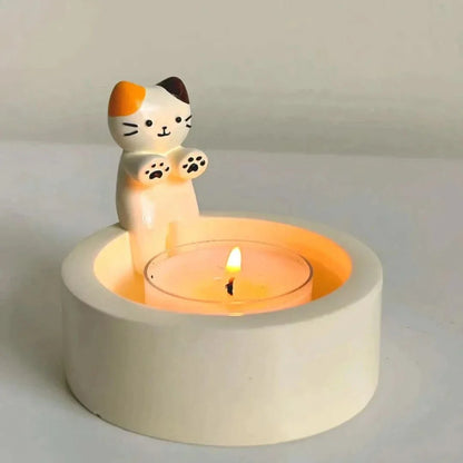 FireKittens | Cat Candle Holder