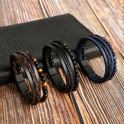 Pulsera de cuero Ravi - Para un look atrevido y elegante