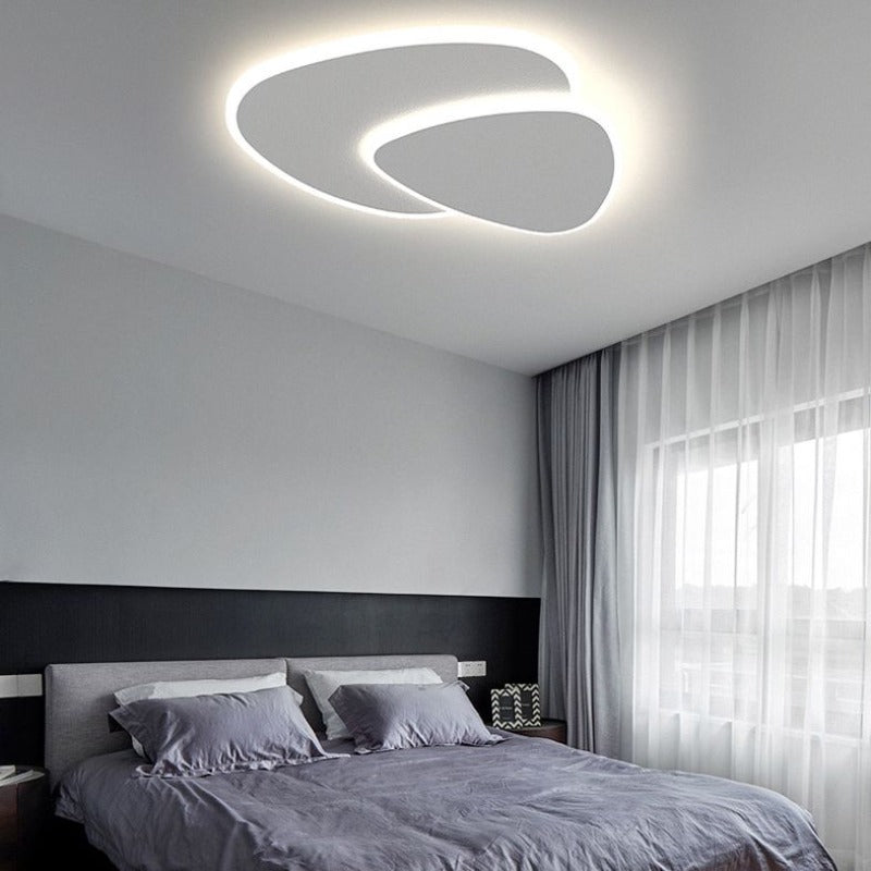 Plafón LED moderno LunaGlow – elegante y sofisticado