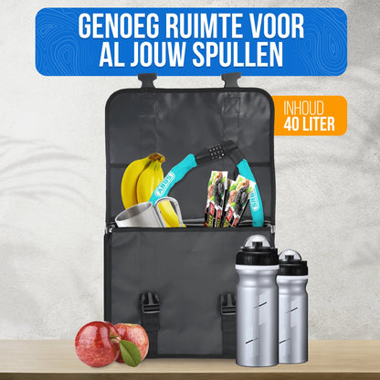 Doppelte hintere Fahrradtasche