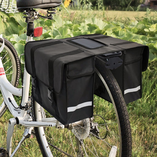 Alforja doble trasera para bicicleta