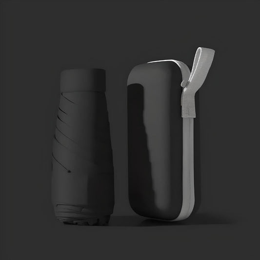 Paraguas de viaje compacto con funda