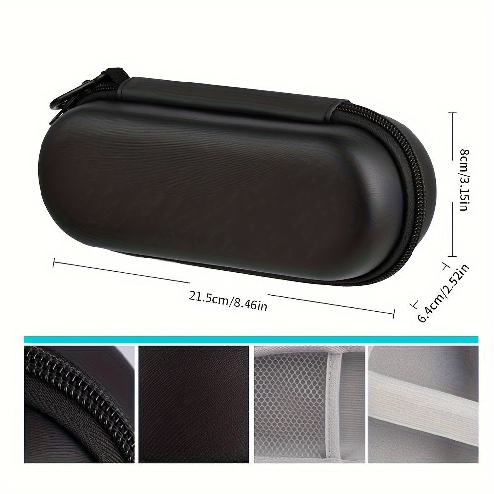 Estuche rígido de viaje para cepillo de dientes eléctrico - Solución de almacenamiento elegante y protectora para llevar