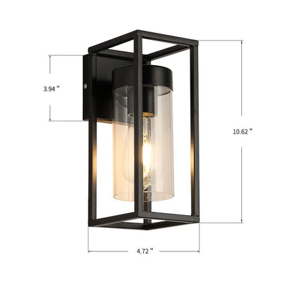 GlasGlow - Moderna lampada da parete in vetro