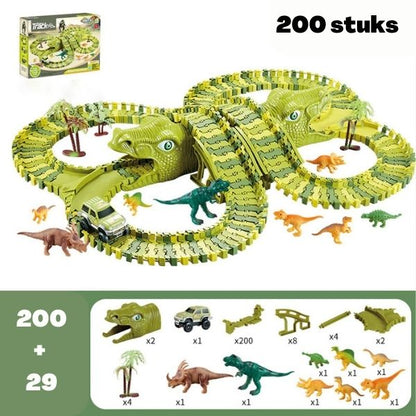DinoTrack - Súprava dinosaurov - dráha s 360-stupňovou zákrutou