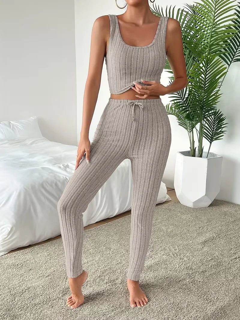 Ensemble trois pièces avec cardigan